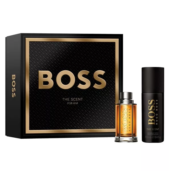 Hugo Boss Boss The Scent For Man zestaw woda toaletowa spray 50ml + dezodorant spray 150ml (M)