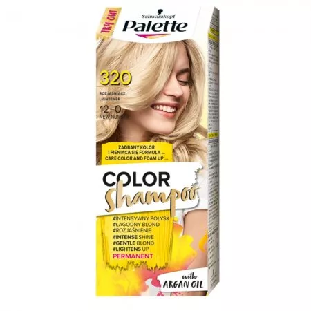 Schwarzkopf Palette Color Shampoo Gentle Care Color szampon koloryzujący do włosów 320 (12-0) Rozjaśniacz