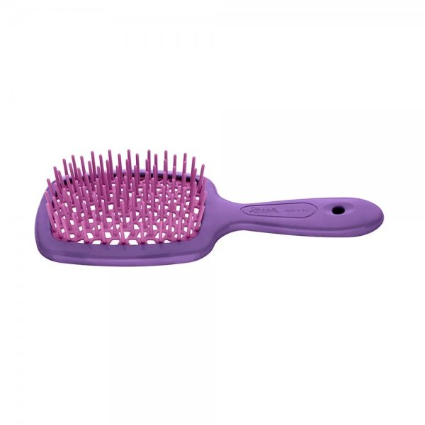 Janeke Small Superbrush mała szczotka do rozczesywania włosów Fioletowo-Różowa