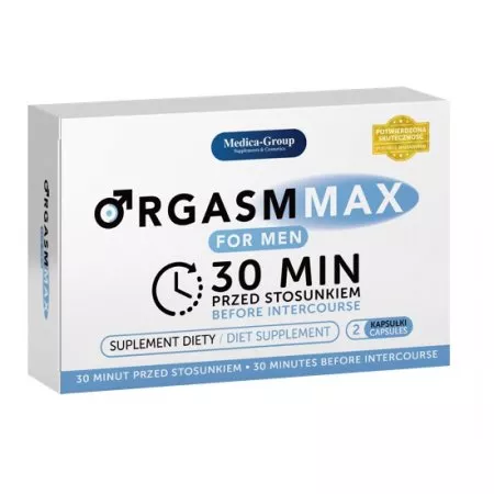 Medica-Group Orgasm Max For Men suplement diety na szybką i długą erekcję 2 kapsułki