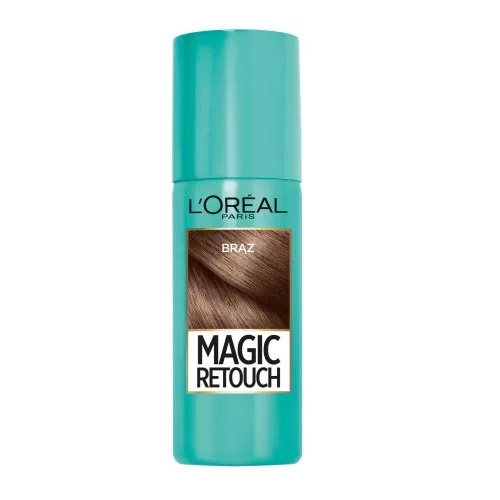L'Oreal Paris Magic Retouch, spray do retuszu odrostów, Brąz, 75ml