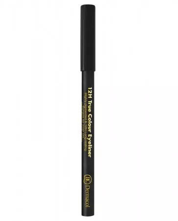 Dermacol 12H True Colour Eyeliner długotrwały eyeliner w kredce 8 Black 2g