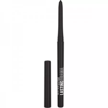 Maybelline New York Lasting Drama, kredka do oczu, 10 Midnight Black