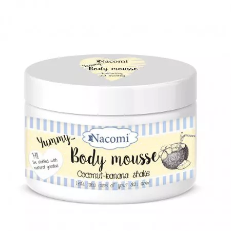 Nacomi, mus do ciała - Bananowo-kokosowy shake, 180ml