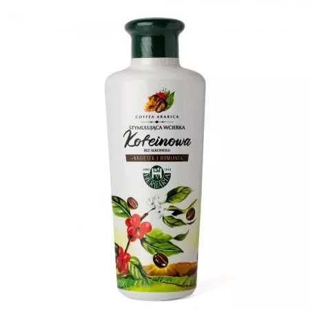 Herbaria Banfi, stymulująca wcierka kofeinowa do skóry głowy przeciw wypadaniu włosów, 250ml