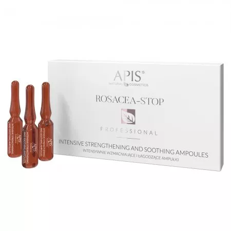 Apis Rosacea-Stop Intensywnie wzmacniające i łagodzące ampułki, 10x3ml