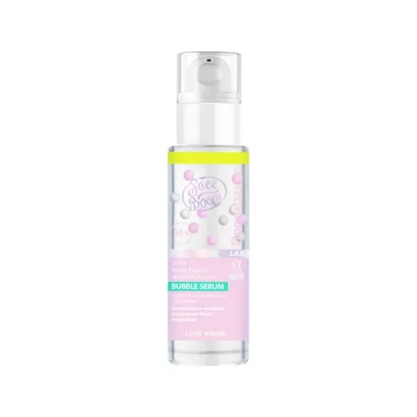 BodyBoom FaceBoom Boombastic Lab Bubble, serum ultra nawilżająco-rozświetlające, 30ml