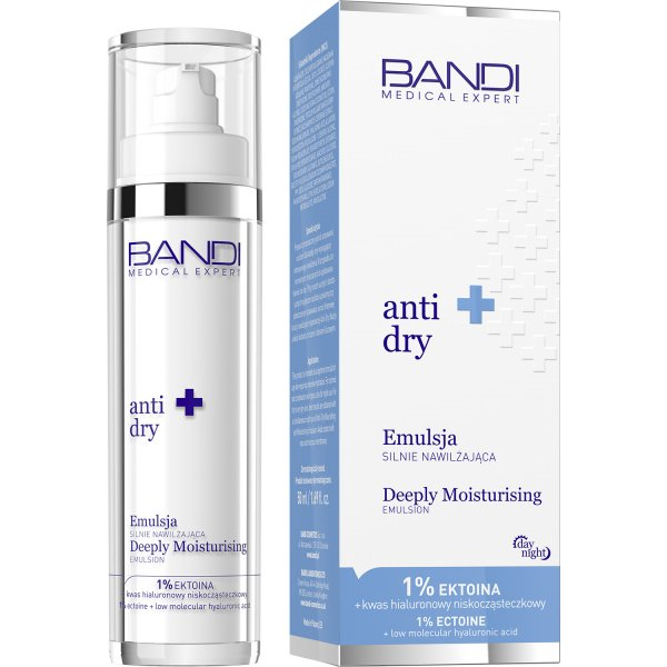 Bandi Medical Expert anti dry, emulsja silnie nawilżająca, 50ml