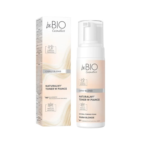 BeBio Ewa Chodakowska Naturalny toner w piance Ciepły Blond 120ml