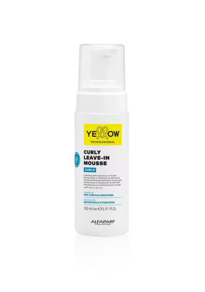 Yellow Professional Curls, pianka bez spłukiwania nawilżająca włosy, 160ml
