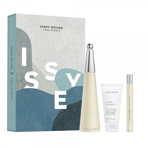 Issey Miyake L'Eau d'Issey Pour Femme zestaw woda toaletowa spray 100ml + woda toaletowa spray 10ml + balsam do ciała 50ml (W)