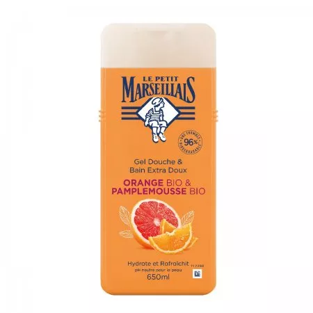Le Petit Marseillais Żel pod prysznic i do kąpieli Grejpfrut Bio i Pomarańcza Bio 650ml