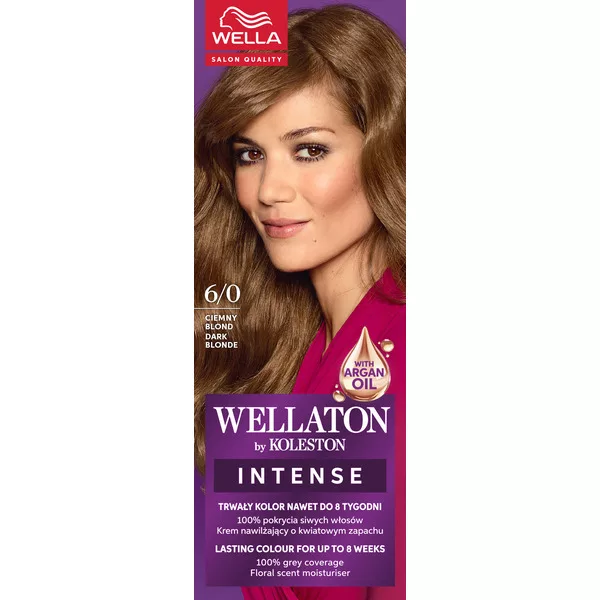 Wella Wellaton, farba do włosów, Ciemny Blond, 6/0, 100ml