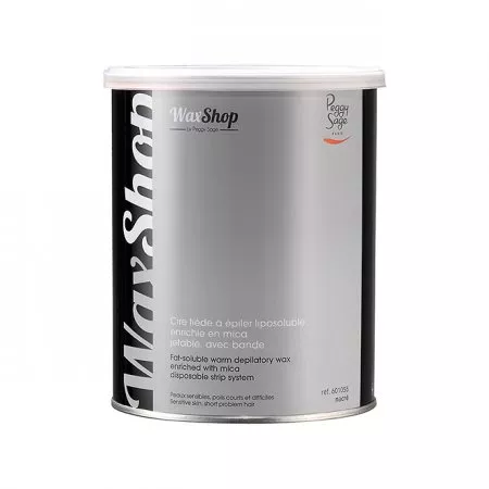 Peggy Sage, wosk do depilacji rozpuszczalny w letniej temperaturze do skóry wrażliwej, perłowy, 800ml