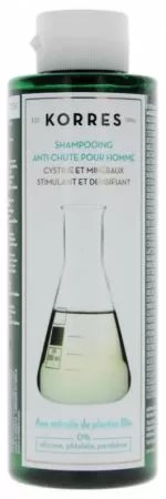 Korres, szampon przeciw wypadaniu włosów z cystyną i minerałami, 250ml