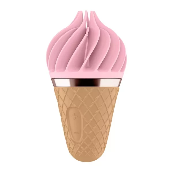 Satisfyer Sweet Treat stymulator łechtaczki w kształcie lodowego rożka Pink