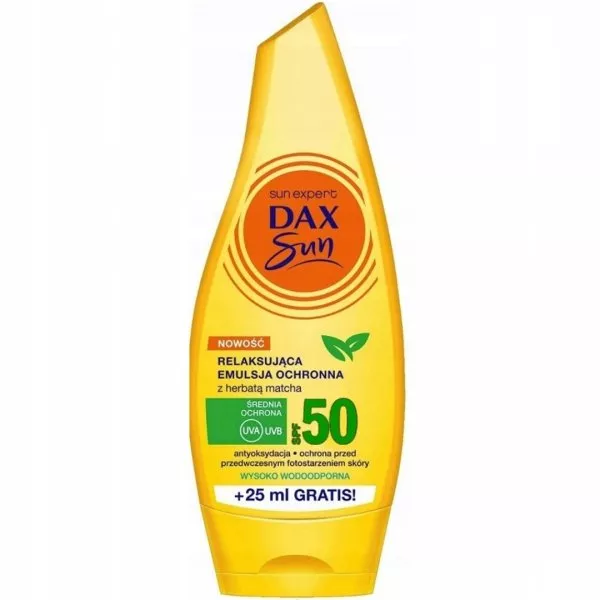 Dax Sun Relaksująca emulsja ochronna z herbatą matcha SPF50 175ml