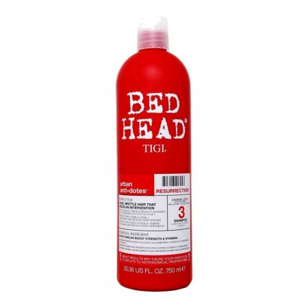 Tigi Bed Head Urban Anti+Dotes Resurrection, szampon do włosów słabych i łamliwych, 750ml