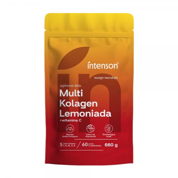 Intenson Multi Kolagen suplement diety Mango-Marakuja 660g