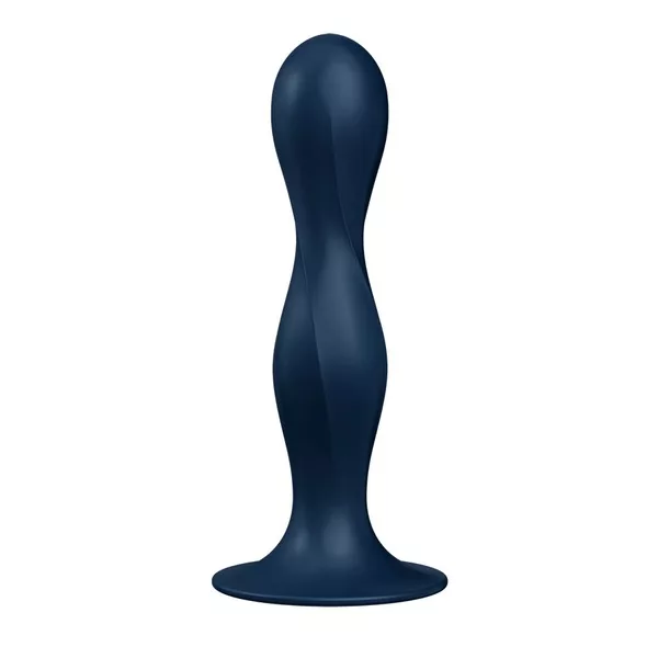 Satisfyer Double Ball-R dildo z kulkami gejszy Dark Blue