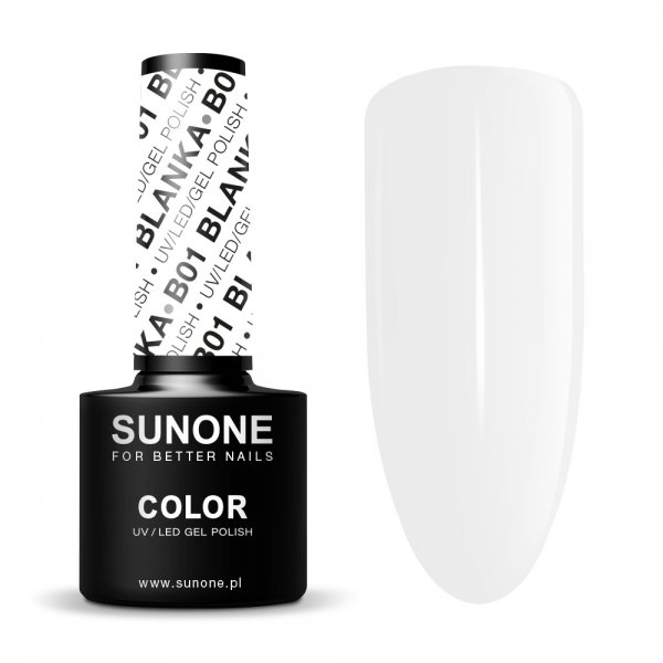 Sunone UV/LED Gel Polish Color lakier hybrydowy B01 Blanka 5g