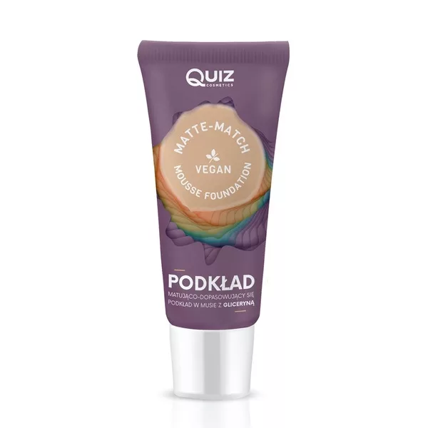 Quiz Cosmetics Matte-Match Mousse Foundation lekki podkład o konsystencji musu N°01 Natural 30ml