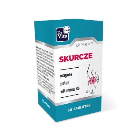Dr Vita Skurcze Magnez + Potas + Witamina B6 suplement diety 50 tabletek