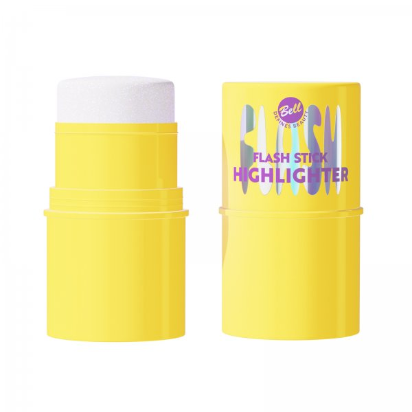 Bell Mood Maker, sztyft rozświetlający do twarzy z efektem drobinek, 002