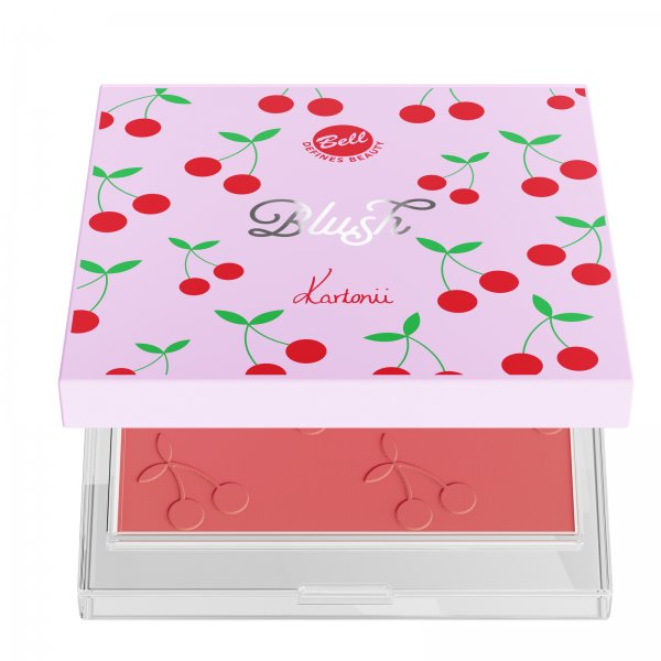 Bell x Kartonii, róż do policzków, 01 Cherry bomb, 4,7g