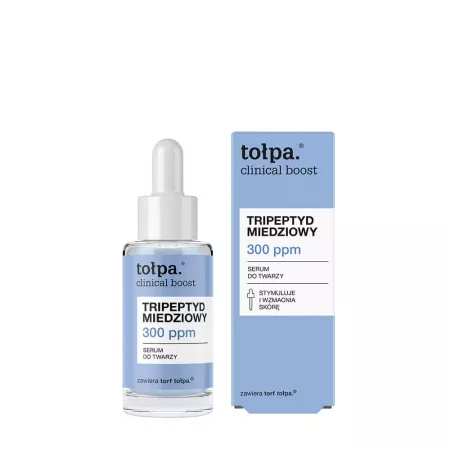 Tołpa Clinical Boost, tripeptyd miedziowy, serum do twarzy, 30ml