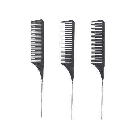 Fox Balayage Set, komplet grzebieni do balejażu, 3szt.