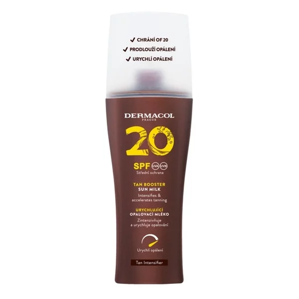 Dermacol Tan Booster Sun Milk mleczko ochronne przyspieszające opalanie SPF20 200ml