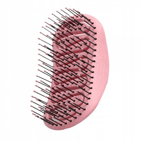 Glov Smooth Glide szczotka do rozczesywania włosów ze słomy pszenicznej Pink