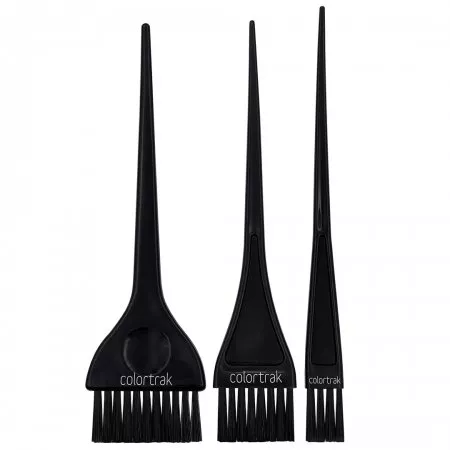 Colortrak Assorted, zestaw trzech pędzelków do farbowania włosów