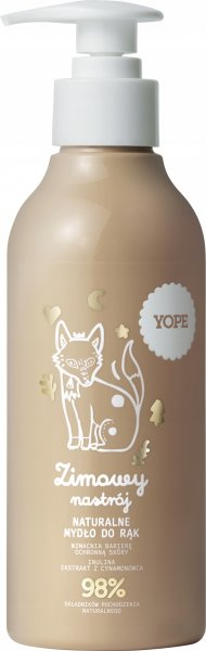 Yope Zimowy Nastrój, naturalne mydło do rąk w płynie, 300ml