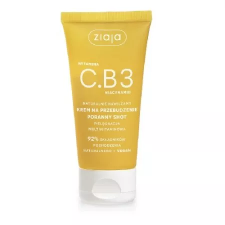 Ziaja Witamina C.B3, krem na przebudzenie poranny shot, 50ml