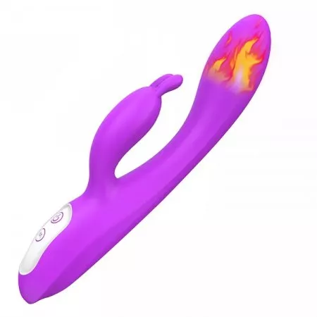 S-Hande Naughty wibrator podgrzewany z 9 trybami wibracji Purple