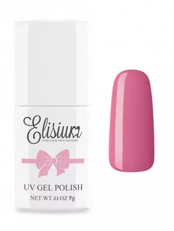 Elisium, lakier hybrydowy 042 Rose Red, 9g
