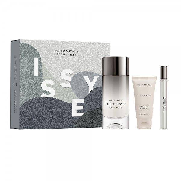 Issey Miyake Le Sel D'Issey zestaw woda perfumowana spray 100ml + żel pod prysznic 50ml + woda perfumowana spray 10ml (M)