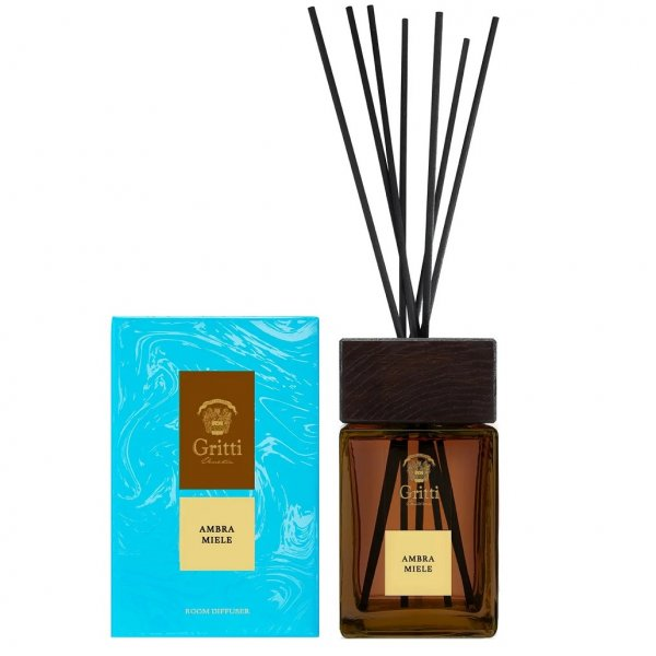 Gritti Ambra Miele dyfuzor zapachowy z patyczkami 500ml