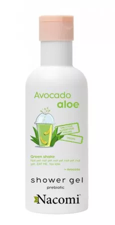 Nacomi, żel pod prysznic, avocado i aloes, 300ml