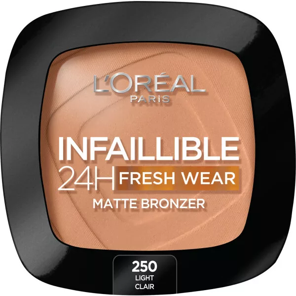 L'Oreal Paris Infaillible Fresh Wear 24H Fresh Wear Bronzer 250 Light 9g