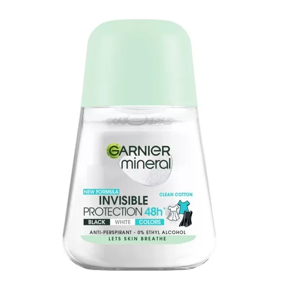 Garnier Mineral BWC Cotton Dezodorant roll-on 50ml