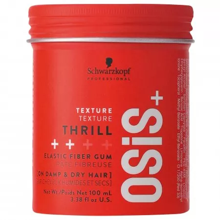 Schwarzkopf OSIS+ Thrill, włóknista guma do włosów, 100ml