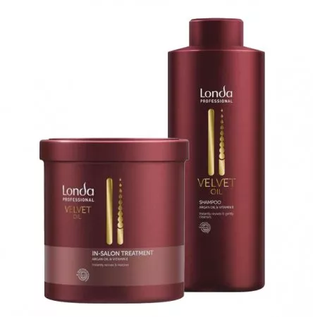 Londa Velvet Oil, zestaw XL regenerujący, szampon + kuracja