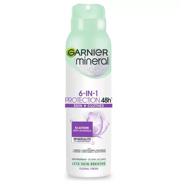 Garnier Mineral P6 Floral Dezodorant w sprayu 150ml