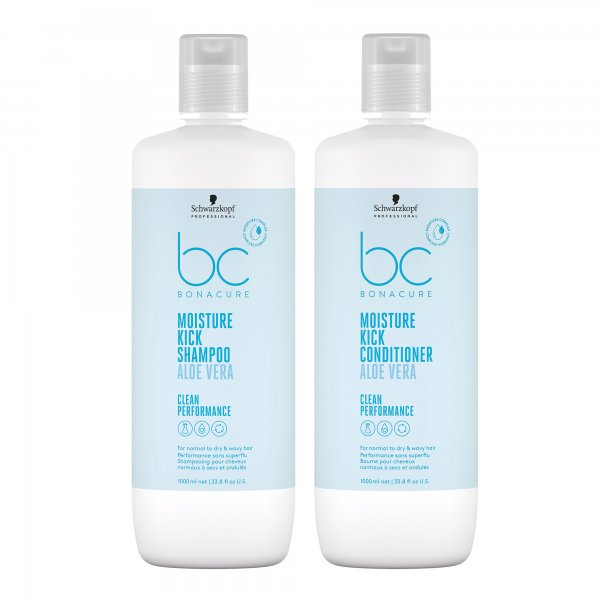 Schwarzkopf BC Moisture Kick, zestaw XL nawilżający do włosów suchych, szampon + odżywka