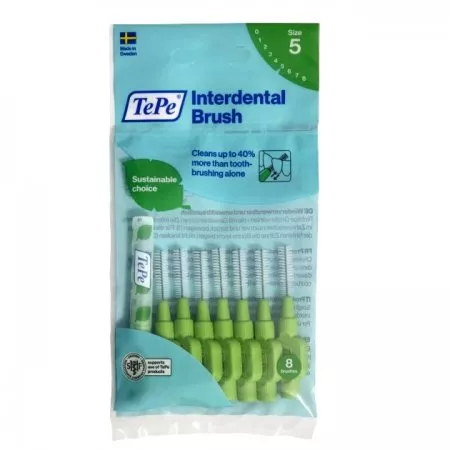 TePe Original szczoteczki międzyzębowe 0.8mm Zielone 8szt