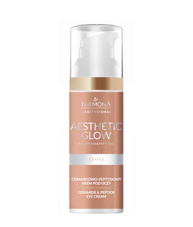 Farmona Professional Aesthetic Glow, ceramidowo-peptydowy krem pod oczy, 50ml