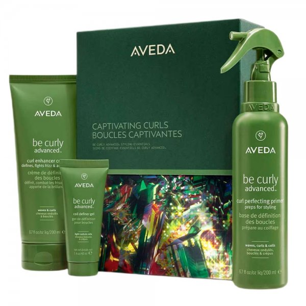 Aveda Captivating Curls zestaw krem do włosów 200ml + żel do włosów 40ml + odżywka bez spłukiwania 200ml